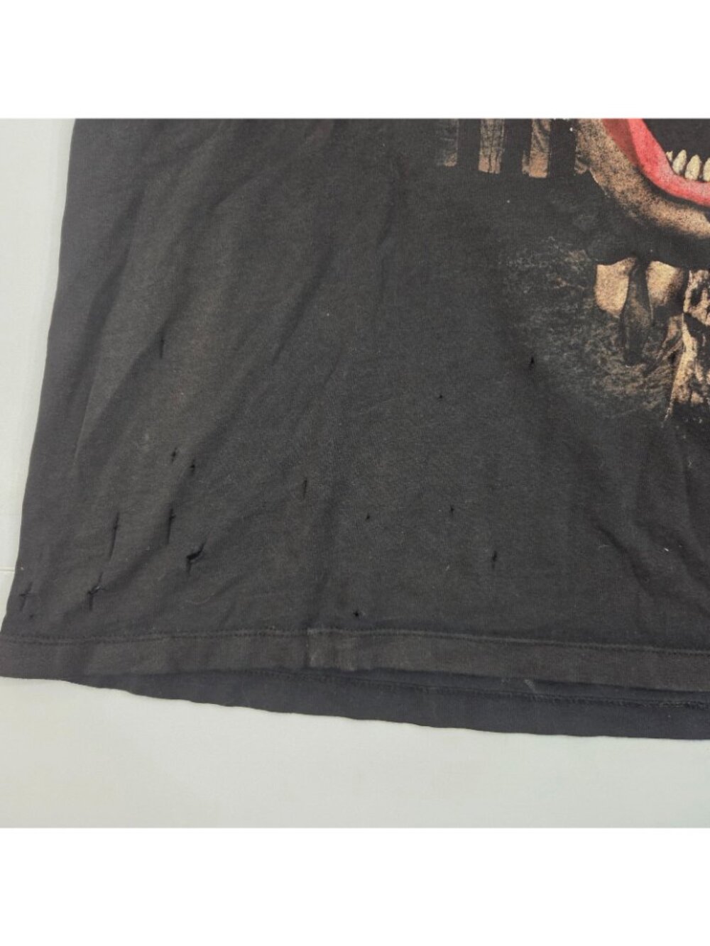 Korn 2016 Tour T Shirt XXL Faded Black Distressed Clown Heavy Metal Goth Emo Y2K - Picture 3 of 11